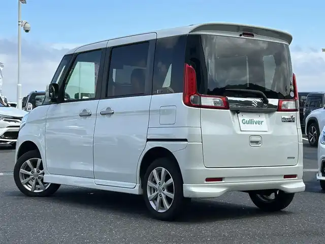 スズキ スペーシア X リミテッド 島根県 2015(平27)年 8.2万km パールホワイト レーダーブレーキサポート/社外ナビ/CD/DVD/DTV/Bluetooth/バックカメラ/両側パワースライドドア/HIDオートライト/ステアリングスイッチ/シートヒーター /ビルトインETC/スマートキー/スペアキー /プッシュスタート /純正アルミホイール/フロアマット