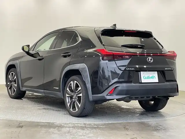 レクサス ＵＸ 250h バージョンL 栃木県 2019(平31)年 4.9万km グラファイトブラックガラスフレーク 純正ナビ/(フルセグTV・Bluetooth・CD・DVD・Blu-ray・USB・AUX)/本革シート/バックカメラ/レクサスセーフティシステム+/　・プリクラッシュセーフティ/　・レーンキープアシストシステム/　・オートクルーズコントロール/　・オートハイビーム/前後コーナーセンサー/前席パワーシート/前席シートヒーター・エアシート/パワーバックドア/LEDヘッドライト/オートライト/フォグランプ/純正フロアマット/ビルトインETC2.0/取扱説明書/保証書/スペアキー２本