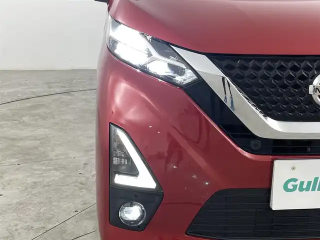 日産 デイズ ハイウェイスターG ターボ 福島県 2019(令1)年 2.5万km スパークリングレッドM エマージェンシーブレーキサポート/・インテリジェントエマージェンシーブレーキ/・車線逸脱警報/・アラウンドビューモニター/・ハイビームアシスト/・踏み間違え防止/純正SDナビ/型番:MM319D-L/・AM/FM/CD/DVD/BT/AUX/USB/・全方位/サイド/フロント/バックカメラ/・ETC/・前方ドライブレコーダー/プッシュスタート/・スマートキー/チルト式ステアリング/・ステアリングスイッチ/電子パーキングブレーキ/・オートホールドブレーキ/純正AW/純正フロアマット/ドアバイザー