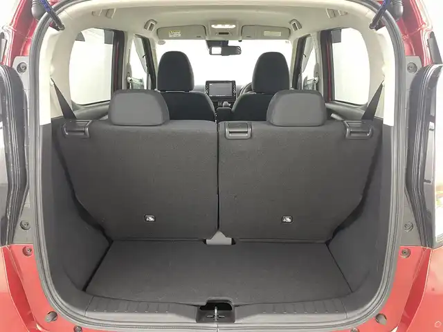 日産 デイズ ハイウェイスターG ターボ 福島県 2019(令1)年 2.5万km スパークリングレッドM エマージェンシーブレーキサポート/・インテリジェントエマージェンシーブレーキ/・車線逸脱警報/・アラウンドビューモニター/・ハイビームアシスト/・踏み間違え防止/純正SDナビ/型番:MM319D-L/・AM/FM/CD/DVD/BT/AUX/USB/・全方位/サイド/フロント/バックカメラ/・ETC/・前方ドライブレコーダー/プッシュスタート/・スマートキー/チルト式ステアリング/・ステアリングスイッチ/電子パーキングブレーキ/・オートホールドブレーキ/純正AW/純正フロアマット/ドアバイザー