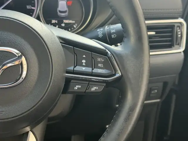 マツダ ＣＸ－８ 25S プロアクティブ 兵庫県 2018(平30)年 7.1万km マシーングレープレミアムM 純正ナビ/ (AM/FM/BT/USB)/フルセグTV/全方位カメラ/ステアリングヒーター/ステアリングリモコン/レーダークルーズコントロール/レーンアシスト/電動パーキングブレーキ/オートホールド/オートライト/ETC/ハーフレザーシート/シートヒーター/三列シート/電動リアゲート/純正フロアマット/ルーフレール/コーナーセンサー/純正19インチアルミホイール