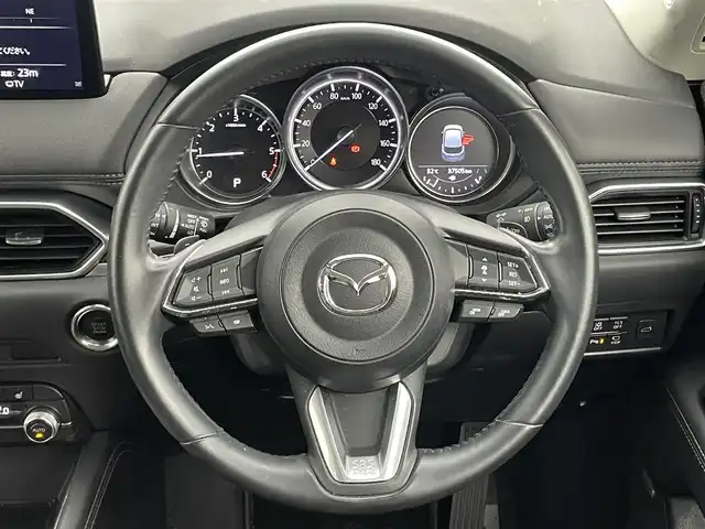 マツダ ＣＸ－５ XD Lパッケージ 岡山県 2021(令3)年 3.8万km ポリメタルグレーM BOSEプレミアムサウンド/純正10.25インチナビ/地デジTV/Bluetooth/AppleCarPlay/USB/360度ビューモニター/黒レザーシート/シートヒーター/ステアリングヒーター/衝突軽減ブレーキ/レーダークルーズコントロール/ブラインドスポットモニター/ヘッドアップディスプレイ/ETC2.0/純正前後ドラレコ /LEDヘッドライト/コーナーセンサー/パワーバックドア/パドルシフト /トノカバー /純正19インチアルミホイール/プッシュスタート /スマートキー