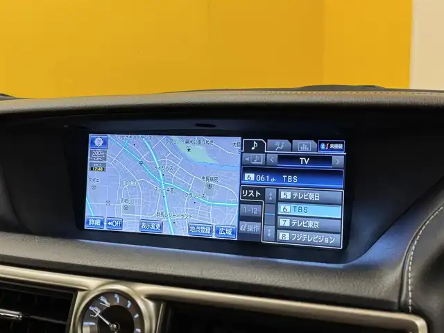 レクサス ＧＳ 450h Fスポーツ 群馬県 2013(平25)年 9万km ラピスラズリマイカ サンルーフ　マークレビンソン　純正メーカーナビ　フルセグＴＶ　ＢＴ　バックカメラ　追従型クルコン　ＢＳＭ　ＨＵＤ　茶革　温シート　冷シート　電動シート　パドルシフト　　ＬＥＤ　ビルトインＥＴＣ