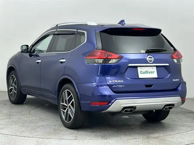 日産 エクストレイル オーテック iパッケージ 道央・札幌 2020(令2)年 4.5万km カスピアンブルー ・４WD/・プロパイロット/・純正メーカーナビ/　CD/DVD/SD/BT/フルセグ/・アラウンドビューモニター/・インテリジェントルームミラー/・ビルトインETC/・エマージェンシーブレーキ/・レーダークルーズコントロール/・レーンキープアシスト/・クリアランスソナー/・ブラインドスポットモニター/・アイドリングストップ/・横滑り防止/・レザーシート/・前席シートヒーター/・パワーバックドア/・ルーフレール/・LEDヘッドライト/・フォグライト/・オートライト/・純正AW/・純正フロアマット/・ドアバイザー