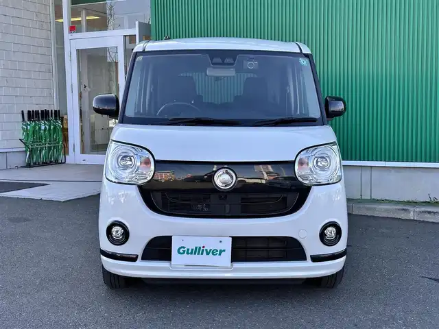 ダイハツ ムーヴ キャンバス G ブラックアクセント リミテッド SAⅢ 宮城県 2020(令2)年 5万km パールホワイトⅢ 4WD車/スマートアシストIII/　・衝突回避支援ブレーキ（対車両・対歩行者）/　・衝突警報機能（対車両・対歩行者）/　・誤発進抑制制御機能（前方・後方）/　・車線逸脱警報機能/　・先行車発進お知らせ/　・オートハイビーム/社外ナビ/・CD/Bluetooth/ワンセグTV/パノラマモニター/前後ドライブレコーダー/ETC/両側パワースライドドア/リアコーナーセンサー/ステアリングスイッチ/LEDヘッドライト/LEDフォグライト/プッシュスタート/スマートキー/フロアマット/電動格納ミラー