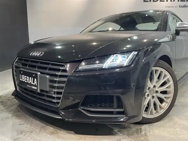 アウディ ＴＴＳクーペ 2.0 TFSI クワトロ 道央・札幌 2016(平28)年 3.3万km パンサーブラッククリスタルエフェクト ４WD/純正ナビ　/フルセグＴＶ　/バックカメラ　/フロントカメラ　/レザーシート　/前席シートヒーター　/ＡＣＣ　/ＥＴＣ　/ＬＥＤヘッドライト　/コーナーセンサー/保証書/取説/スペアキー