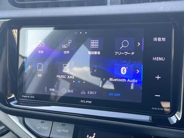 トヨタ アクア S スタイルブラック 山口県 2017(平29)年 8万km ブラックマイカ ワンオーナー/プリクラッシュセーフティシステム/社外ナビ/【AVN-R7W:CD/DVD/Bluetooth/MSV】/フルセグＴＶ/ステアリングスイッチ/スマートキー/スペアキー/ＬＥＤヘッドランプ/オートライト/オート電動格納ミラー/保証書/取扱説明書