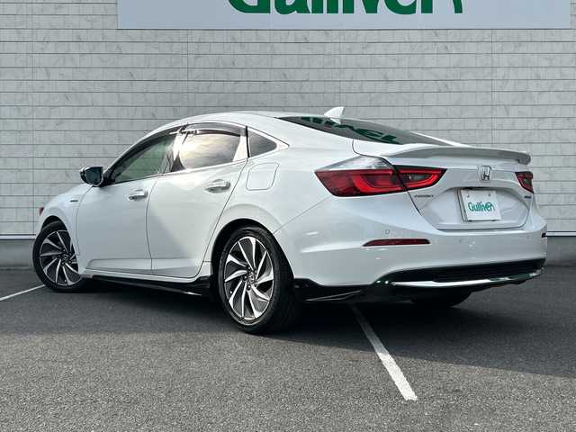 ホンダ インサイト EX 栃木県 2019(平31)年 5.4万km プラチナホワイトパール 純正8インチインターナビ/・VXU-1975Gi/・Bluetooth CD DVD/・TV フルセグ/・バックカメラ/8スピーカー/追従式クルーズコントロール/ハーフレザーシート/シートヒーター/パワーシート/左右独立温度コントロール式フルオート・エアコンディショナー（プラズマクラスター技術搭載）/エレクトリックギアセレクター/衝突被害軽減システム/コーナーセンサー/レーンキープアシスト/オートライト/LEDヘッドライト