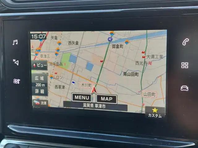 シトロエン Ｃ３ シャイン 滋賀県 2018(平30)年 6万km アーモンドグリーン 純正ナビ/前後ドライブレコーダー/バックカメラ/フルセグテレビ/ａｐｐｌｅｃａｒｐｌａｙ/純正１６インチＡＷ/アダプティブクルーズコントロール/ブラインドスポットモニター/クリアランスソナー/アクティブセーフティブレーキ/ＥＴＣ/ドライブレコーダー/スマートキー