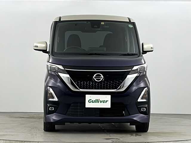 日産 ルークス HWS Gターボ プロパイロットED 愛知県 2020(令2)年 5.7万km アメジストパープル ターボ車　/純正ナビ　/フルセグ　/アラウンドビューモニター　/バックカメラ　/プロパイロット　/レーダークルーズコントロール　/スマートキー/オートエアコン/プッシュスタート/ベンチシート/純正フロアマット/純正AW/両側パワースライドドア　/ビルドインＥＴＣ　/前方ナビ連動ドライブレコーダー/前後コーナーセンサー/LEDヘッドライト/ABS/レーンキープアシスト/横滑り防止装置/スペアキー1本