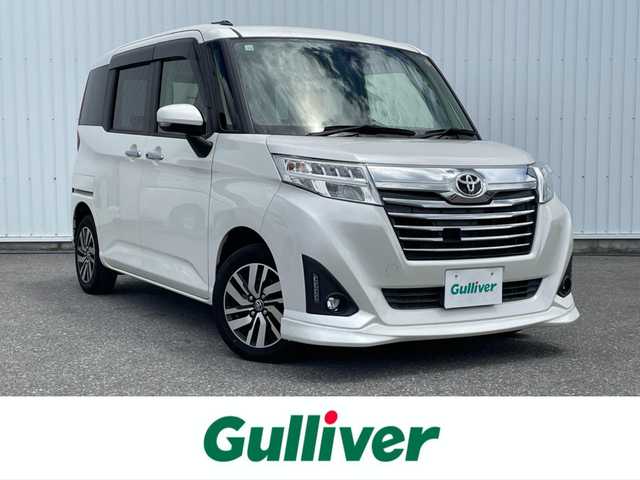 トヨタ ルーミー カスタムG 大阪府 2018(平30)年 5.1万km パールホワイトⅢ 社外ナビ/・Bluetooth/フルセグ/・CD/DVD/クルーズコントロール/前方ドライブレコーダー/両側パワースライドドア/シートリフター/LEDオートライト/フォグライト/電動格納ミラー/スマートキー