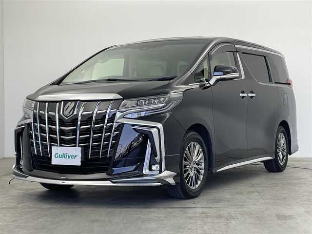 トヨタ アルファード エグゼクティブ ラウンジ S 群馬県 2021(令3)年 1.8万km ブラック モデリスタエアロ　ツインムーンルーフ　純正１０インチナビ　１３インチフリップダウンモニター　三眼ＬＥＤヘッドライト　パノラミックビューモニター　シートヒーター　衝突軽減ブレーキ　ＥＴＣ２．０　禁煙車