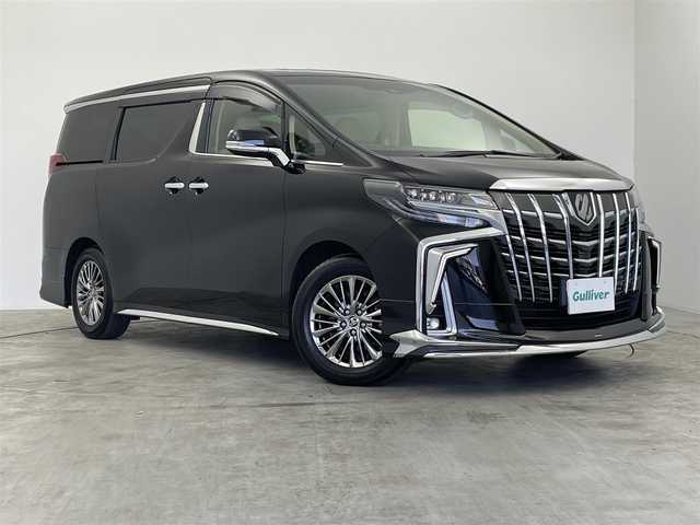 トヨタ アルファード エグゼクティブ ラウンジ S 群馬県 2021(令3)年 1.8万km ブラック モデリスタエアロ　ツインムーンルーフ　純正１０インチナビ　１３インチフリップダウンモニター　三眼ＬＥＤヘッドライト　パノラミックビューモニター　シートヒーター　衝突軽減ブレーキ　ＥＴＣ２．０　禁煙車