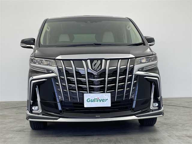 トヨタ アルファード エグゼクティブ ラウンジ S 群馬県 2021(令3)年 1.8万km ブラック モデリスタエアロ　ツインムーンルーフ　純正１０インチナビ　１３インチフリップダウンモニター　三眼ＬＥＤヘッドライト　パノラミックビューモニター　シートヒーター　衝突軽減ブレーキ　ＥＴＣ２．０　禁煙車