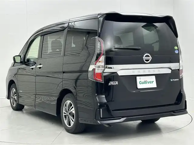 日産 セレナ e－パワー ハイウェイスター V 茨城県 2019(令1)年 3.1万km ダイヤモンドブラック 純正ナビ/フルセグ再生可/純正後席フリップダウンモニター/全方位カメラ/ブラインドスポットモニター/ステリングヒーター/シートヒーター/コーナーセンサー/ビルトインETC