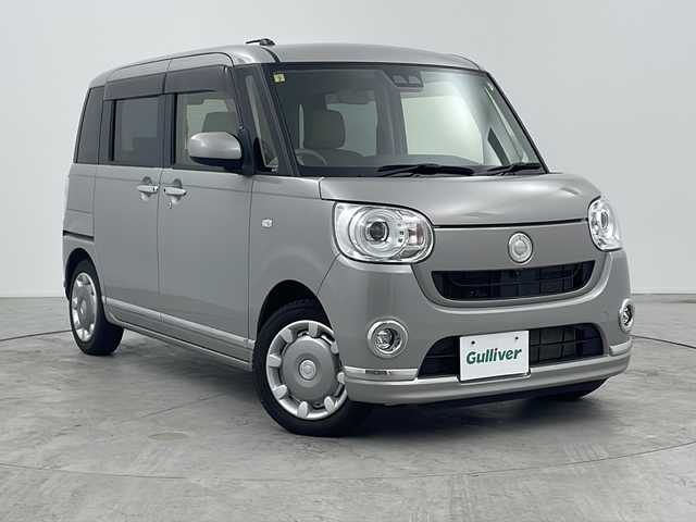 ダイハツ ムーヴ キャンバス G メイクアップ リミテッド　SAⅢ 三重県 2020(令2)年 3.1万km グレーマイカM 禁煙車/純正7型ナビ/　フルセグTV/Bluetooth/CD/DVD/両側パワースライドドア/全方位カメラ/スマートキー/オートマチックハイビーム/純正LEDヘッドライト/フォグライト/オートライト/スペアキー