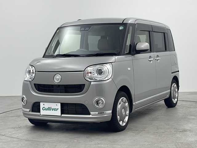 ダイハツ ムーヴ キャンバス G メイクアップ リミテッド　SAⅢ 三重県 2020(令2)年 3.1万km グレーマイカM 禁煙車/純正7型ナビ/　フルセグTV/Bluetooth/CD/DVD/両側パワースライドドア/全方位カメラ/スマートキー/オートマチックハイビーム/純正LEDヘッドライト/フォグライト/オートライト/スペアキー