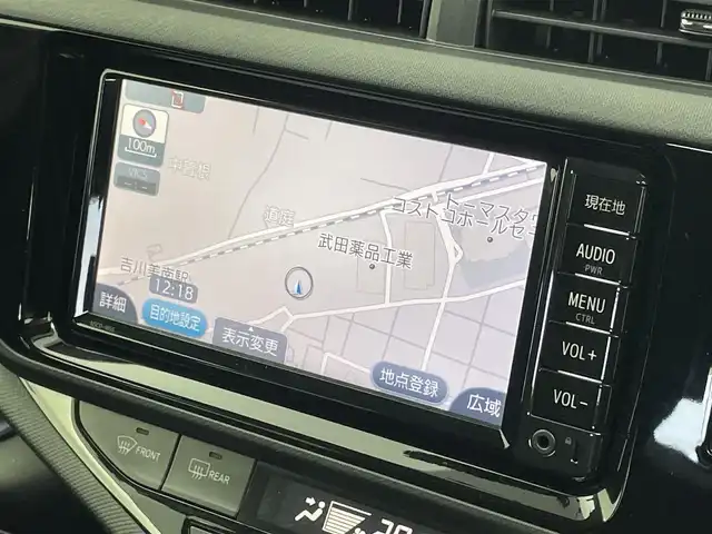 トヨタ アクア S 埼玉県 2016(平28)年 4.7万km パープルメタリック 純正ナビ　バックカメラ　ビルトインＥＴＣ　ドライブレコーダー　プッシュスタート　スマートキー　オートライト　ＬＥＤライト　社外アルミ　純正フロアマット　ＣＤ　Ｂｌｕｅｔｏｏｔｈ　地デジワンセグＴＶ