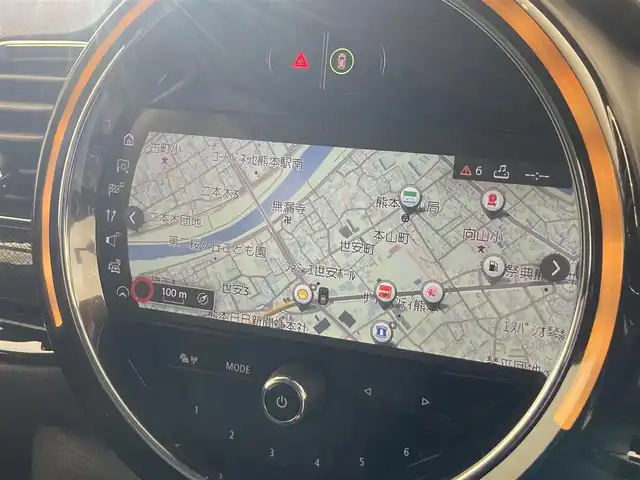 ＭＩＮＩ ＢＭＷ ミニ クラブマン クーパーD 熊本県 2023(令5)年 0.4万km MINI Yoursエニグマティックブラック ・スマートキー/・プッシュスタート/・インテリジェントセーフティ/・PDC自動起動/・パーキングアシスト/・クルーズコントロール(追従式)/・ハーフレザースポーツシート/・前席シートヒーター /・純正HDDナビ/　【Bluetooth・USB・AppleCarPlay】/・バックカメラ/・ETC/・ドライブレコーダー(前後録画)/・ワイヤレス充電/・LEDヘッドランプ/・LEDフォグランプ/・純正マット