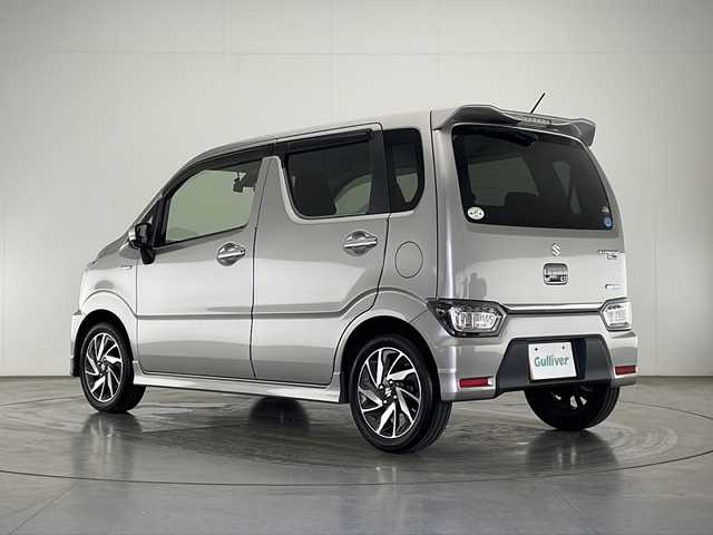 スズキ ワゴンＲ スティングレー HYBRID X リミテッド 宮崎県 2019(平31)年 3.9万km スチールシルバーM 禁煙車/衝突被害軽減ブレーキ/社外ナビTV/（Panasonic/CN-RZ743W/CD/DVD/Bluetooth/フルセグTV)/社外前後ドライブレコーダー/純正ビルトインETC/純正LEDオートライト/純正LEDフォグ/純正15インチアルミ/純正エアロ/純正ルーフエンドスポイラー/純正セキュリティアラーム/純正フロアマット/ヘッドアップディスプレイ/レーンディパーチャーアラート/エネチャージ/オートエアコン/リアプライバシーガラス/ウインカードアミラー/本革巻ハンドル/スマートキー/プッシュエンジンスタート/新車時保証書/取扱い説明書
