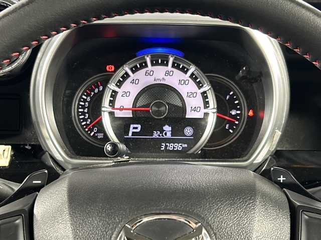 マツダ フレアワゴン カスタムスタイル ハイブリッド XT 沖縄県 2018(平30)年 3.8万km パールⅡ 県外仕入/禁煙車/社外ナビ/Bluetooth/フルセグTV/ラジオ/CD/DVD/両側パワースライドドア/クルーズコントロール/パドルシート/天井サーキュレーター/シートヒーター/ドライブレコーダー/ハーフレザーシート/シートバックテーブル/オートライト/オートハイビーム/純正フロアマット/ベンチシート/プッシュスタート/ステアリングリモコン