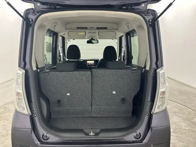 三菱 ｅＫスペース カスタムG セーフティパッケージ 三重県 2019(平31)年 5.5万km パープリッシュネイビーパール 禁煙車/純正ナビ/　フルセグTV/CD/DVD/アラウンドビューモニター/D席シートヒーター/アイドリングストップ/純正LEDヘッドライト/オーマチックハイビーム/片側パワースライドドア/車線逸脱警報/衝突軽減ブレーキシステム