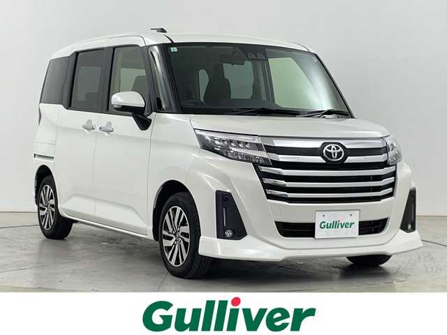 トヨタ ルーミー カスタムG 道央・札幌 2024(令6)年 1.9万km パールホワイトⅢ ・４WD ・寒冷地仕様/・スマートアシストIII 衝突回避支援システム/・被害軽減ブレーキアシスト/・社外イクリプスナビ/・DVD.CD.フルセグ/Bluetooth/・バックカメラ/・両側パワースライドドア /・クリアランスソナー/・フロントワイパーデアイサー/・レーダークルーズコントロール/・VSC/TRC/・横滑り防止装置/・ETC