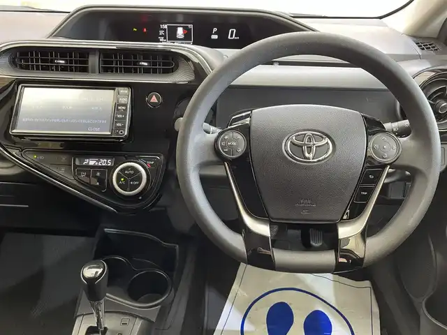 トヨタ アクア S スタイルブラック 岩手県 2019(平31)年 10.5万km ホワイトパールクリスタルシャイン TRDスポイラー/トヨタセーフティセンスC/プリクラッシュセーフティ/レーンディパーチャーアラート/オートマチックハイビーム/先行車発進告知/クリアランスソナー/純正ナビ/バックカメラ/ETC/ドライブレコーダー/LEDヘッドランプ/フォグランプ/オートエアコン/ドアバイザー/電動格納ウインカーミラー/社外１５インチアルミホイール/純正フロアマット