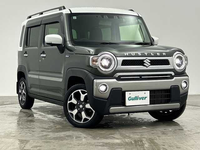 スズキ ハスラー Jスタイル ターボ 三重県 2021(令3)年 4万km クールカーキパールメタリック/ホワイト2トーンルーフ /禁煙車//衝突軽減システム//純正8インチSDナビ//CD/DVD/BT/HDMI//フルセグ//全方位カメラ//レーダークルーズコントロール//前席シートヒーター//LEDオートライト//フォグランプ//ステアリングスイッチ//パドルシフト//ETC2.0//前後ドライブレコーダー//純正15インチアルミホイール//社外AW付冬タイヤ//ルーフレール//コーナーセンサー//プッシュスタート//スマートキー//スペアキー有//保証書//取扱説明書