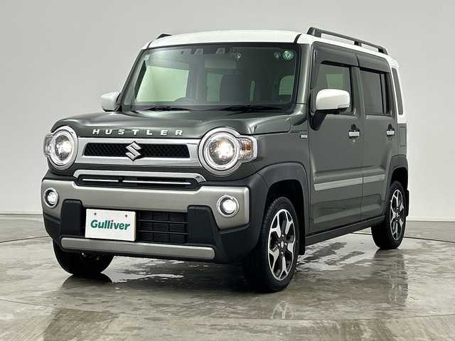 スズキ ハスラー Jスタイル ターボ 三重県 2021(令3)年 4万km クールカーキパールメタリック/ホワイト2トーンルーフ /禁煙車//衝突軽減システム//純正8インチSDナビ//CD/DVD/BT/HDMI//フルセグ//全方位カメラ//レーダークルーズコントロール//前席シートヒーター//LEDオートライト//フォグランプ//ステアリングスイッチ//パドルシフト//ETC2.0//前後ドライブレコーダー//純正15インチアルミホイール//社外AW付冬タイヤ//ルーフレール//コーナーセンサー//プッシュスタート//スマートキー//スペアキー有//保証書//取扱説明書