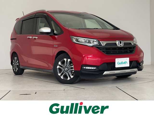 ホンダ フリード＋ ハイブリット クロスター ホンダセンシング 愛知県 2020(令2)年 4.5万km プレミアムクリスタルレッドM ホンダセンシング/9型ナビ/両側パワースライドドア/レーダークルーズコントロール/シートヒーター/バックカメラ/コーナーセンサー/純正アルミホイール/LEDヘッドライト/レーンキープアシスト/ETC/ステアリングスイッチ/Bluetooth/衝突軽減システム/CD DVD/スマートキー/プッシュスタート