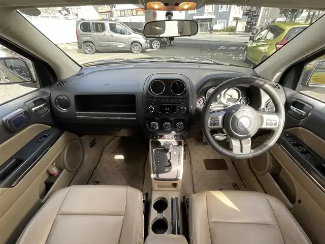 クライスラー・ジープ ジープ コンパス リミテッド 神奈川県 2012(平24)年 3.6万km オニキスグリーン ワンオーナー /サイドビューカメラ  /社外ETC　/クルーズコントロール　/運転席パワーシート　/前席シートヒーター　/純正フロアマット　/純正アルミホイール　/取扱説明書　/保証書　/ハロゲンヘッドライト