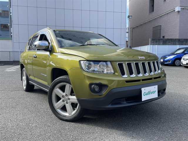 クライスラー・ジープ ジープ コンパス リミテッド 神奈川県 2012(平24)年 3.6万km オニキスグリーン ワンオーナー /サイドビューカメラ  /社外ETC　/クルーズコントロール　/運転席パワーシート　/前席シートヒーター　/純正フロアマット　/純正アルミホイール　/取扱説明書　/保証書　/ハロゲンヘッドライト