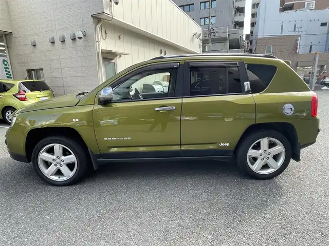 クライスラー・ジープ ジープ コンパス リミテッド 神奈川県 2012(平24)年 3.6万km オニキスグリーン ワンオーナー /サイドビューカメラ  /社外ETC　/クルーズコントロール　/運転席パワーシート　/前席シートヒーター　/純正フロアマット　/純正アルミホイール　/取扱説明書　/保証書　/ハロゲンヘッドライト