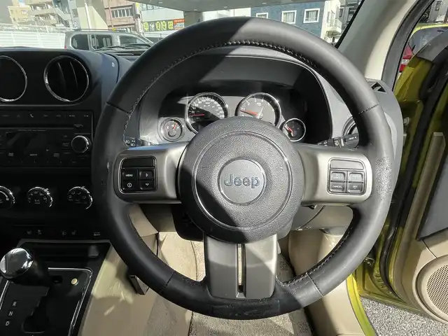 クライスラー・ジープ ジープ コンパス リミテッド 神奈川県 2012(平24)年 3.6万km オニキスグリーン ワンオーナー /サイドビューカメラ  /社外ETC　/クルーズコントロール　/運転席パワーシート　/前席シートヒーター　/純正フロアマット　/純正アルミホイール　/取扱説明書　/保証書　/ハロゲンヘッドライト