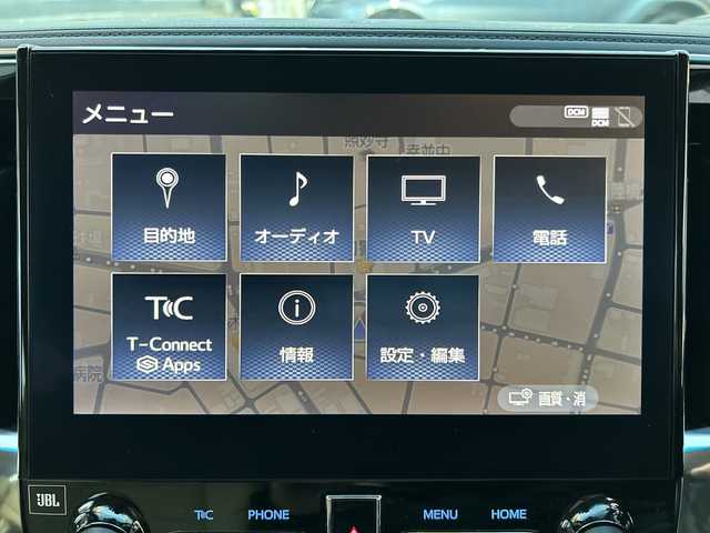 トヨタ アルファードハイブリット G Fパッケージ 埼玉県 2022(令4)年 0.9万km ホワイトパールクリスタルシャイン 登録時8573km/4WD/純正メモリナビ/　・フルセグ/BT/CD/DVD/Miracast/アラウンドビューモニター/レザーシート/前席パワーシート/前席エアシート/シートヒーター/両側パワースライドドア/衝突被害軽減ブレーキ/レーンキープアシスト/パーキングアシスト/レーダークルーズコントロール/コーナーセンサー/JBL/EV MODE/ECO MODE/ブレーキホールド/革巻きハンドル/ステアリングリモコン/ステアリングヒーター/ビルトインETC2.0/前後ドライブレコーダー/オットマン/オートライト/オートマチックハイビーム/プッシュスタート/スマートキー×2/ウィンカーミラー/LEDヘッドライト/フォグランプ/純正17インチアルミホイール/純正ドアバイザー/純正フロアマット/保証書/取扱説明書/ナビ取扱説明書