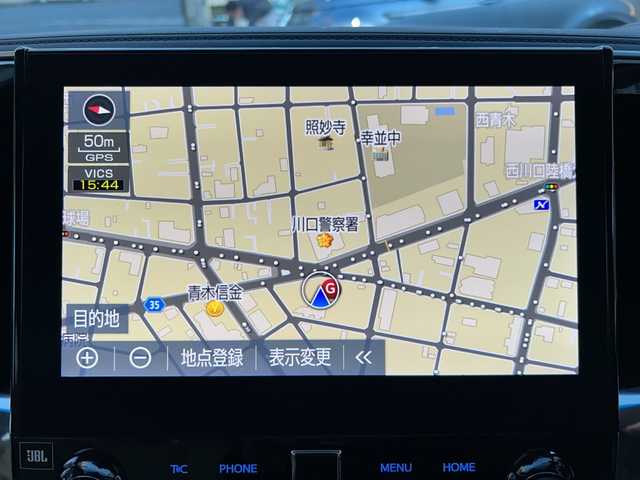 トヨタ アルファードハイブリット G Fパッケージ 埼玉県 2022(令4)年 0.9万km ホワイトパールクリスタルシャイン 登録時8573km/4WD/純正メモリナビ/　・フルセグ/BT/CD/DVD/Miracast/アラウンドビューモニター/レザーシート/前席パワーシート/前席エアシート/シートヒーター/両側パワースライドドア/衝突被害軽減ブレーキ/レーンキープアシスト/パーキングアシスト/レーダークルーズコントロール/コーナーセンサー/JBL/EV MODE/ECO MODE/ブレーキホールド/革巻きハンドル/ステアリングリモコン/ステアリングヒーター/ビルトインETC2.0/前後ドライブレコーダー/オットマン/オートライト/オートマチックハイビーム/プッシュスタート/スマートキー×2/ウィンカーミラー/LEDヘッドライト/フォグランプ/純正17インチアルミホイール/純正ドアバイザー/純正フロアマット/保証書/取扱説明書/ナビ取扱説明書