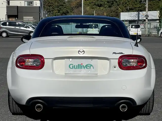 マツダ ロードスター ブラックチューンド 千葉県 2012(平24)年 3.1万km パール 特別限定車RS RHTベース/電動ハードトップ/ブラックレザーシート/純正17インチAW/BOSEサウンドシステム/ステアリングスイッチ/HIDヘッドライト/フォグライト/スマートキー