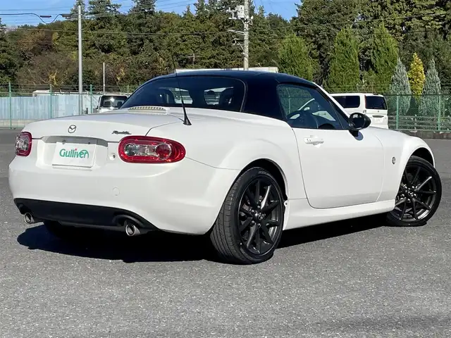 マツダ ロードスター ブラックチューンド 千葉県 2012(平24)年 3.1万km パール 特別限定車RS RHTベース/電動ハードトップ/ブラックレザーシート/純正17インチAW/BOSEサウンドシステム/ステアリングスイッチ/HIDヘッドライト/フォグライト/スマートキー