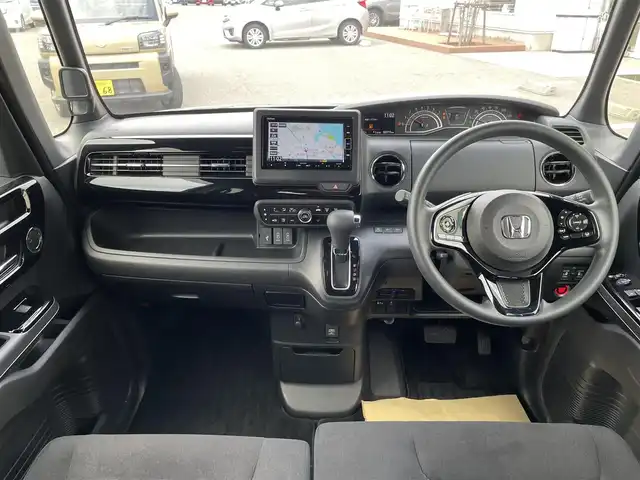 ホンダ Ｎ ＢＯＸ カスタム L 石川県 2021(令3)年 2.6万km ミッドナイトブルービームM 純正メモリーナビ/純正CD/DVD/フルセグTV/バックカメラ/LEDヘッドライト/ETC/ドライブレコーダー/両側パワースライドドア/ホンダセンシング/レーダークルーズ/純正アルミホイール/スマートキー/プッシュスタート/シートヒーター/保証書