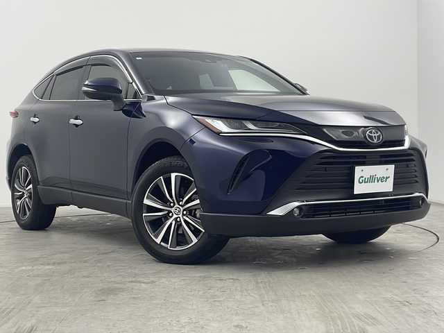 トヨタ ハリアー ハイブリッド G 三重県 2020(令2)年 3.1万km ダークブルーマイカ 禁煙車/トヨタセーフティセンス/・プリクラッシュセーフティ/・オートマチックハイビーム/・レーダークルーズコントロール/・ロードサインアシスト/・レーントレーシングアシスト/・先行車発進告知/クリアランスソナー/パワーバックドア/BSM/RCTA/純正ディスプレイオーディオ/・フルセグTV/・ナビ機能/・Bluetooth/・スマートフォン連携/バックカメラ/革巻きステアリング/オートライト/LEDヘッドライト/フォグランプ/ハーフレザーシート/パワーシート/純正18インチアルミホイール/W+サイド+カーテンエアバック