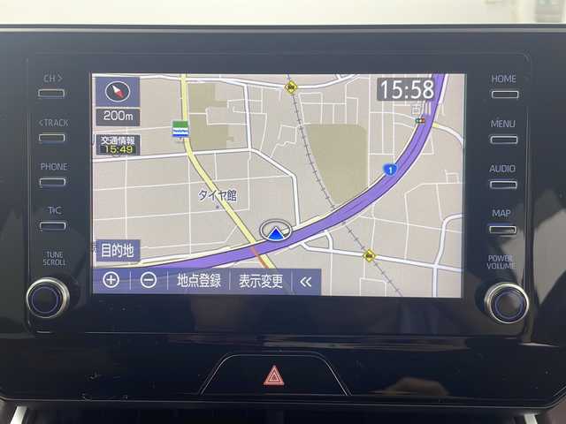 トヨタ ハリアー ハイブリッド G 三重県 2020(令2)年 3.1万km ダークブルーマイカ 禁煙車/トヨタセーフティセンス/・プリクラッシュセーフティ/・オートマチックハイビーム/・レーダークルーズコントロール/・ロードサインアシスト/・レーントレーシングアシスト/・先行車発進告知/クリアランスソナー/パワーバックドア/BSM/RCTA/純正ディスプレイオーディオ/・フルセグTV/・ナビ機能/・Bluetooth/・スマートフォン連携/バックカメラ/革巻きステアリング/オートライト/LEDヘッドライト/フォグランプ/ハーフレザーシート/パワーシート/純正18インチアルミホイール/W+サイド+カーテンエアバック