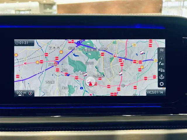 メルセデス・ベンツ ゲレンデヴァーゲン Ｇ４００ｄ 大阪府 2024(令6)年 0.5万km 青 プロフェッショナルED/AMGナイトP/サンルーフ/ブルメスター/黒革/メモリ付きパワーシート/エアシートヒーター/レーダーセーフティ/純正ナビ/TV/360度カメラ/applecarplay/ACC/ブラインドスポット/純正18インチAW/LEDヘッドライト/アンビエントライト