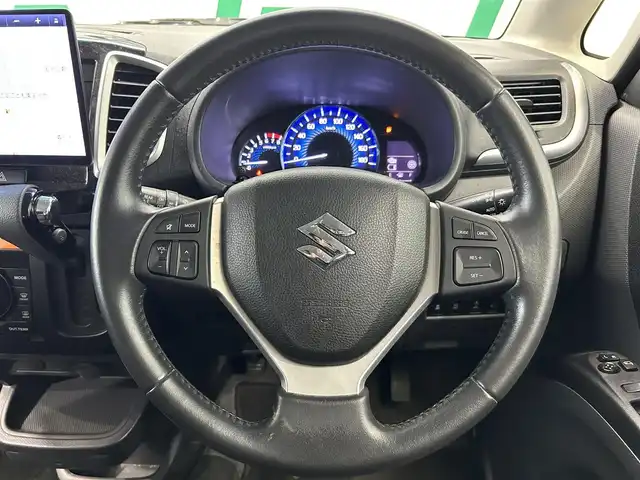スズキ ソリオ バンディット DJE ブレーキSⅡ 鹿児島県 2015(平27)年 3.8万km スチールシルバーM 社外有機EL10インチフローティングナビ（CN-F1X10GD）/バックカメラ/両側パワースライドドア/社外ETC/レーダーブレーキサポートII/クルーズコントロール/フルセグTV/LEDヘッドライト/オートライト/シートバックテーブル/ステアリングリモコン/純正フロアマット/純正15インチアルミホイール/パワーステアリング/パワーウィンドウ/プッシュスタート/スマートキー