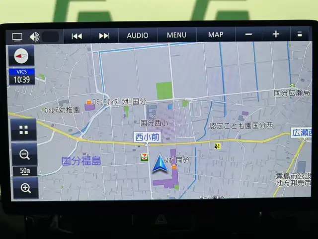 スズキ ソリオ バンディット DJE ブレーキSⅡ 鹿児島県 2015(平27)年 3.8万km スチールシルバーM 社外有機EL10インチフローティングナビ（CN-F1X10GD）/バックカメラ/両側パワースライドドア/社外ETC/レーダーブレーキサポートII/クルーズコントロール/フルセグTV/LEDヘッドライト/オートライト/シートバックテーブル/ステアリングリモコン/純正フロアマット/純正15インチアルミホイール/パワーステアリング/パワーウィンドウ/プッシュスタート/スマートキー