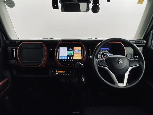 スズキ ハスラー HYBRID X 道央・札幌 2020(令2)年 2.6万km バーミリオンオレンジ/ガンメタリック2トーン ・ワンオーナー/・４WD/・純正9インチナビ/　CD/DVD/SD/BT/フルセグ/・全方位カメラ/・ビルトインETC/・前後ドライブレコーダー/・デュアルカメラサポートブレーキ/・レーンキープアシスト/・ダウンヒルアシストコントロール/・グリップコントロール/・SNOWモード/・前席シートヒーター/・LEDヘッドライト/・フォグライト/・オートライト/・プッシュスタート/・スマートキー/・純正フロアマット/・ドアバイザー