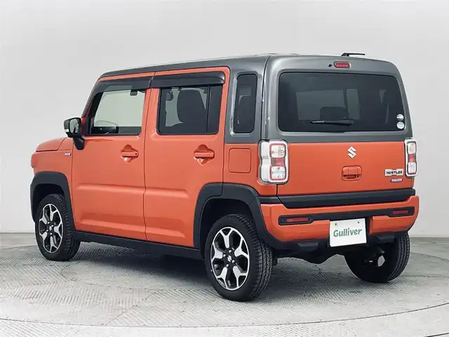スズキ ハスラー HYBRID X 道央・札幌 2020(令2)年 2.6万km バーミリオンオレンジ/ガンメタリック2トーン ・ワンオーナー/・４WD/・純正9インチナビ/　CD/DVD/SD/BT/フルセグ/・全方位カメラ/・ビルトインETC/・前後ドライブレコーダー/・デュアルカメラサポートブレーキ/・レーンキープアシスト/・ダウンヒルアシストコントロール/・グリップコントロール/・SNOWモード/・前席シートヒーター/・LEDヘッドライト/・フォグライト/・オートライト/・プッシュスタート/・スマートキー/・純正フロアマット/・ドアバイザー