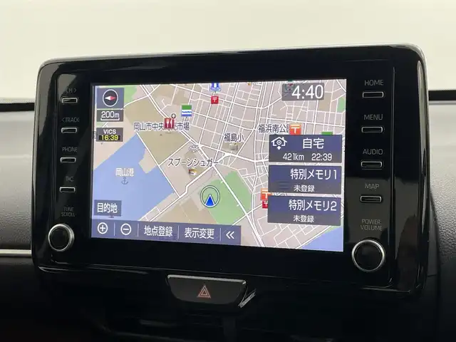 トヨタ ヤリスクロス ハイブリッド Z 岡山県 2020(令2)年 5.3万km ブラックマイカ 純正8インチディスプレイオーディオ(ナビ付)	/【フルセグ/Bluetooth/CarPlay】		/バックカメラ		/純正18inアルミホイール+サマータイヤ：装着			/レーダークルーズコントロール		/ビルトインETC		/LEDヘッドライト（AUTO機能付き）	/オートハイビーム	/シートヒーター		/横滑り防止機能		/衝突軽減システム		/車線逸脱防止システム		/ドライブレコーダー				/スマートキー		/ステアリングスイッチ		/プッシュスタート		/コーナーセンサー		/ドアバイザー		/純正フロアマット		/新車保証書/取扱説明書/スペアキー×1