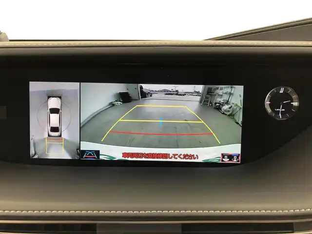 レクサス ＬＳ 500h Fスポーツ 愛知県 2018(平30)年 8.9万km ホワイトノーヴァガラスフレーク TRDスポーツフルエアロ/TRDスポーツ4本出しマフラー/マークレビンソン/赤本革シート/前席パワーシート/前席シートヒーター/全席シートベンチレーション/ステアリングヒーター/純正12.3インチメモリナビ/（BT/CD/DVD/フルセグTV/AUX)/全方位バックカメラ/デジタルインナーミラー/電動トランク/電動リアウィンドウサンシェード/3眼LEDヘッドライト/レクサスセーフティテクノロジー/・ブラインドスポットモニター/・パーキングサポートブレーキ/・クリアランスソナー/・レーンキープアシスト/・プリクラッシュセーフティ/・ヘッドアップディスプレイ/ETC2.0/SportS＋モード/SportSモード/Comfortモード/エコモード/EVモード/純正LEDヘッドライト/純正20インチAW/カーテンエアバッグ