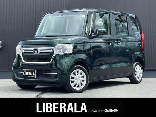 ホンダ Ｎ ＢＯＸ L 道南・函館 2021(令3)年 2.6万km ブリティッシュグリーンP ナビ（FM/AM）/4WD /PD(片側) /シートヒーター /ABS /ACC /LKA /コーナーセンサー /Bカメラ /LEDヘッドライト